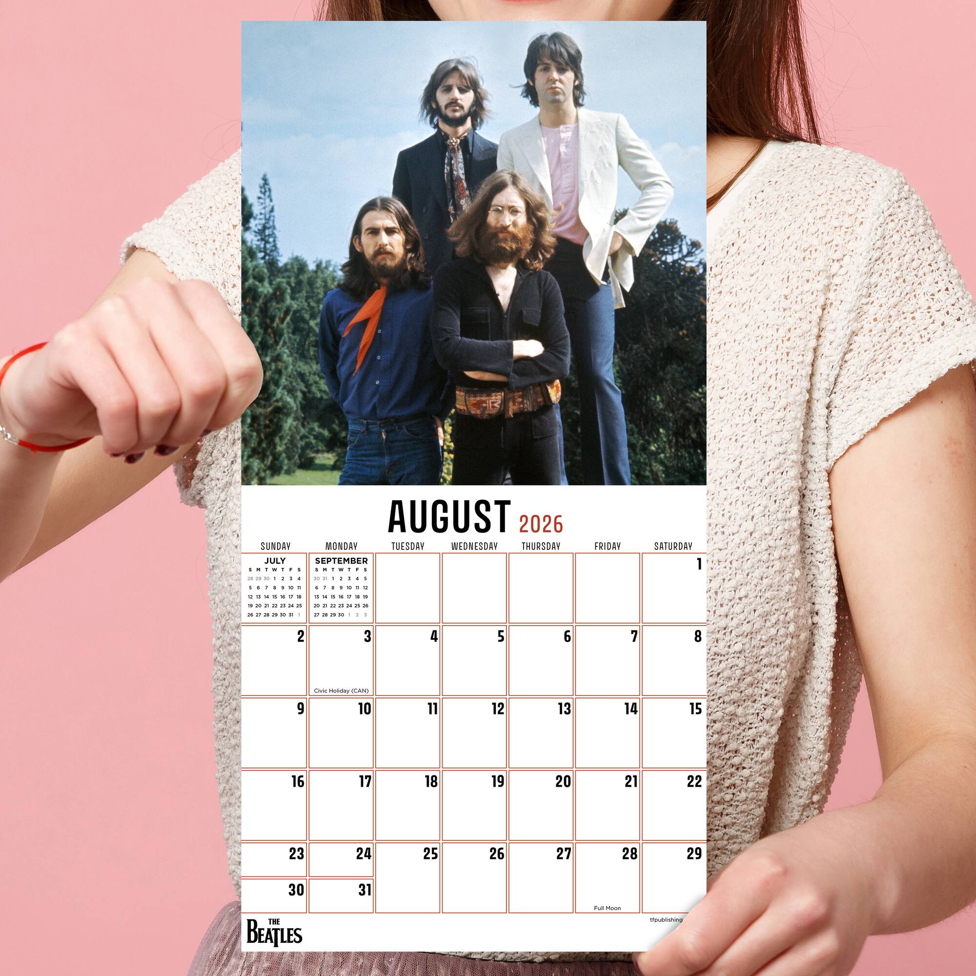 2026 The Beatles Mini Calendar